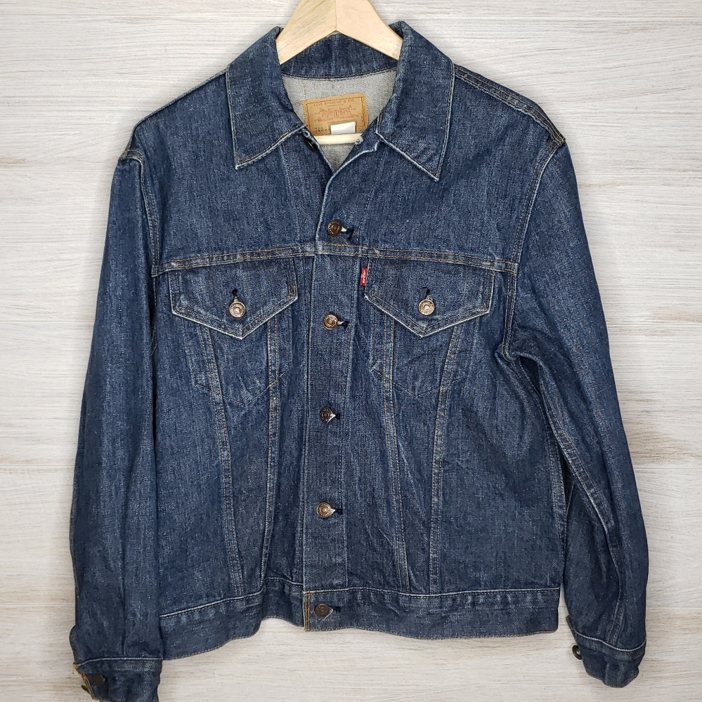 Levi's Harley Davidson Custom Denim USA Jacket - Picture 1 of 8